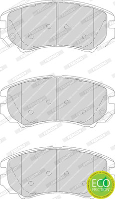 FERODO Bremsbelagsatz, Scheibenbremse
