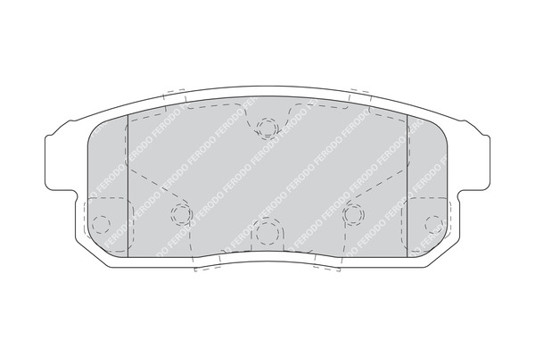 FERODO Bremsbelagsatz, Scheibenbremse