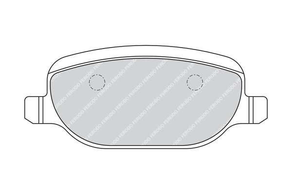 FERODO Bremsbelagsatz, Scheibenbremse