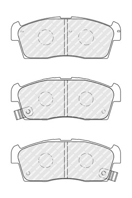 FERODO Bremsbelagsatz, Scheibenbremse