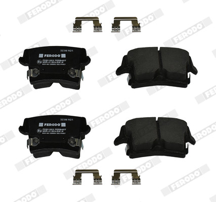 FERODO Bremsbelagsatz, Scheibenbremse
