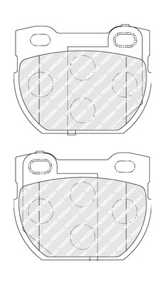FERODO Bremsbelagsatz, Scheibenbremse