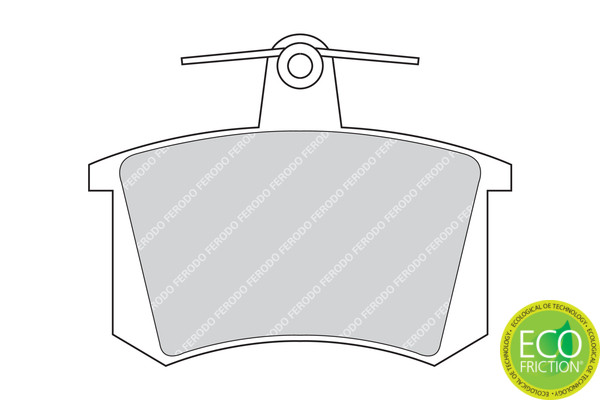 FERODO Bremsbelagsatz, Scheibenbremse