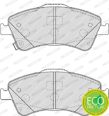 FERODO Bremsbelagsatz, Scheibenbremse