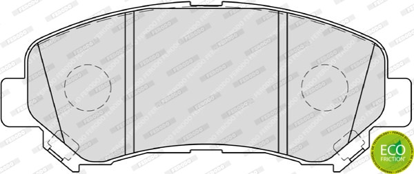 FERODO Bremsbelagsatz, Scheibenbremse