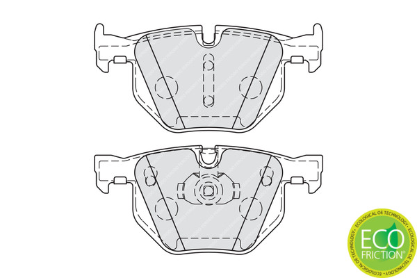 FERODO Bremsbelagsatz, Scheibenbremse