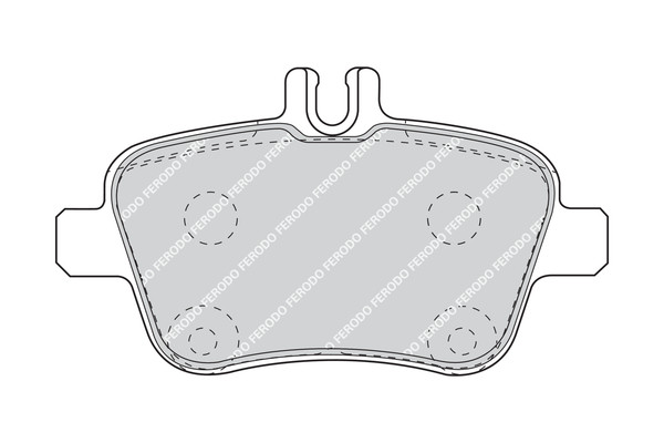 FERODO Bremsbelagsatz, Scheibenbremse