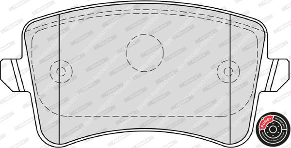 FERODO Bremsbelagsatz, Scheibenbremse