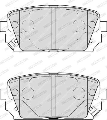 FERODO Bremsbelagsatz, Scheibenbremse