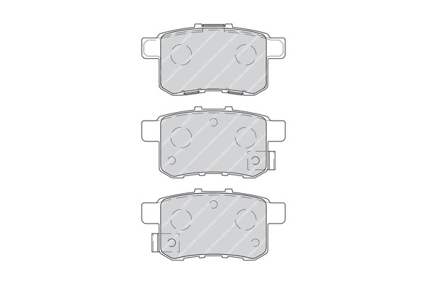 FERODO Bremsbelagsatz, Scheibenbremse