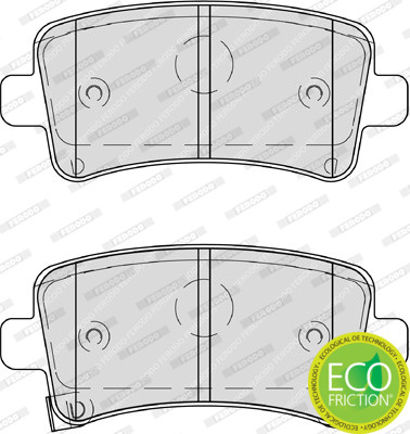 FERODO Bremsbelagsatz, Scheibenbremse