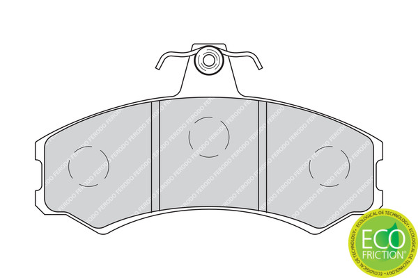 FERODO Bremsbelagsatz, Scheibenbremse