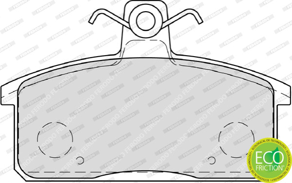 FERODO Bremsbelagsatz, Scheibenbremse