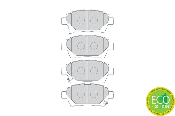 FERODO Bremsbelagsatz, Scheibenbremse