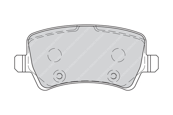 FERODO Bremsbelagsatz, Scheibenbremse