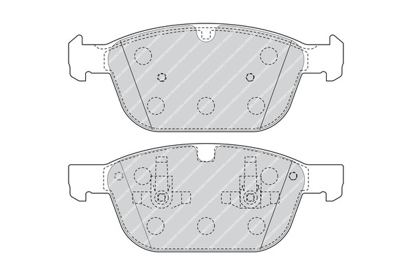 FERODO Bremsbelagsatz, Scheibenbremse