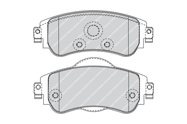FERODO Bremsbelagsatz, Scheibenbremse