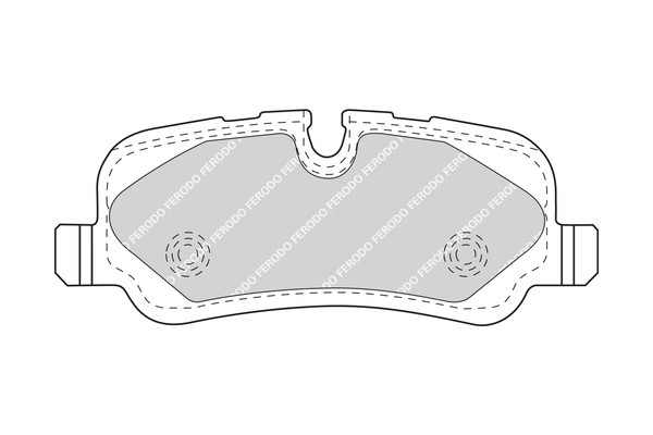 FERODO Bremsbelagsatz, Scheibenbremse