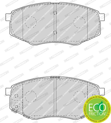 FERODO Bremsbelagsatz, Scheibenbremse