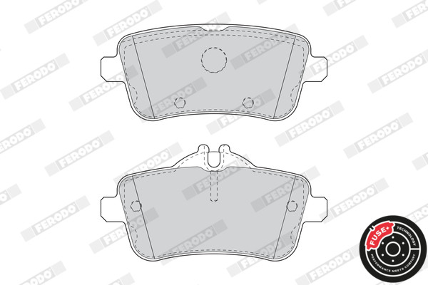 FERODO Bremsbelagsatz, Scheibenbremse