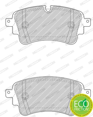 FERODO Bremsbelagsatz, Scheibenbremse