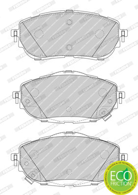 FERODO Bremsbelagsatz, Scheibenbremse