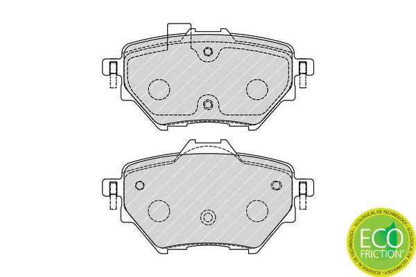 FERODO Bremsbelagsatz, Scheibenbremse