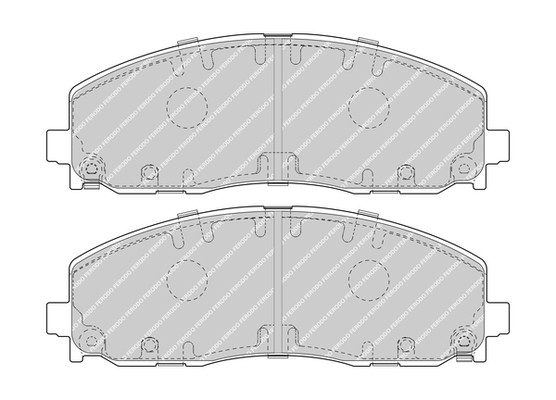 FERODO Bremsbelagsatz, Scheibenbremse