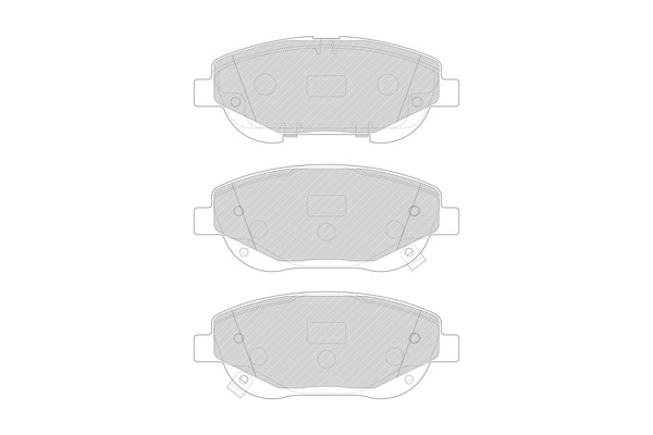 FERODO Bremsbelagsatz, Scheibenbremse