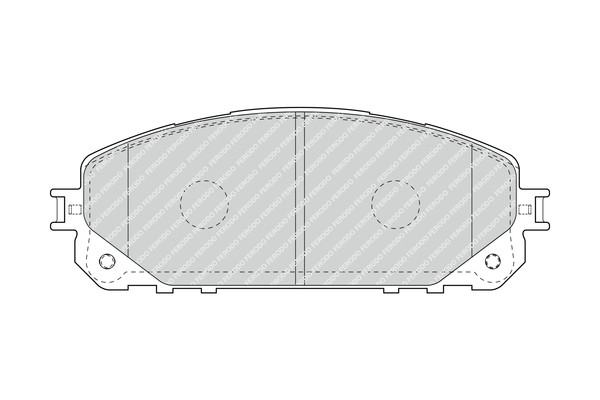 FERODO Bremsbelagsatz, Scheibenbremse
