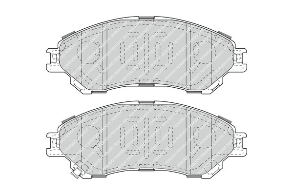FERODO Bremsbelagsatz, Scheibenbremse
