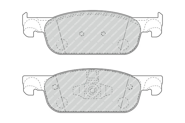 FERODO Bremsbelagsatz, Scheibenbremse