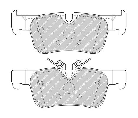 FERODO Bremsbelagsatz, Scheibenbremse