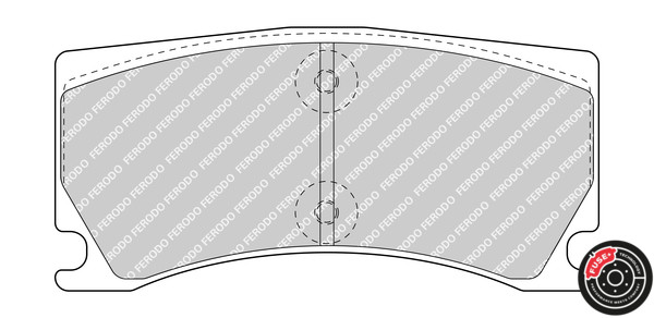 FERODO Bremsbelagsatz, Scheibenbremse