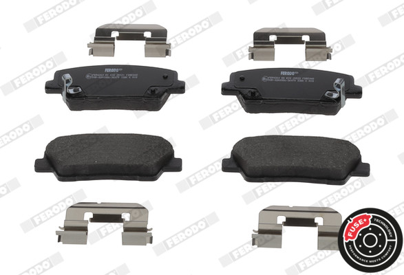 FERODO Bremsbelagsatz, Scheibenbremse