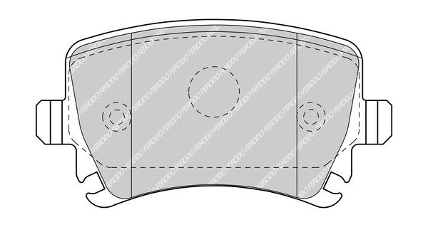 FERODO Bremsbelagsatz, Scheibenbremse