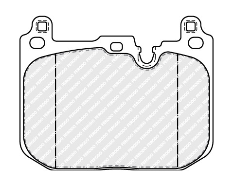FERODO Bremsbelagsatz, Scheibenbremse