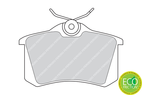 FERODO Bremsbelagsatz, Scheibenbremse