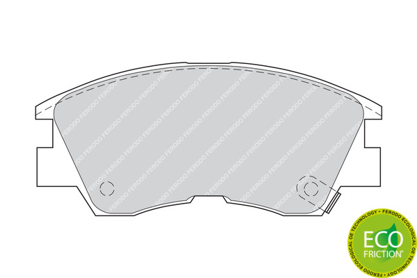 FERODO Bremsbelagsatz, Scheibenbremse