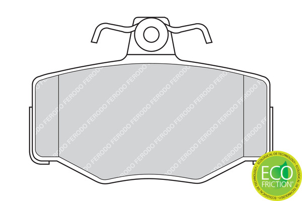 FERODO Bremsbelagsatz, Scheibenbremse