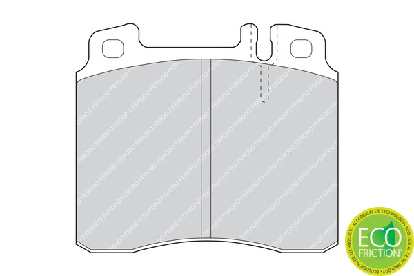 FERODO Bremsbelagsatz, Scheibenbremse
