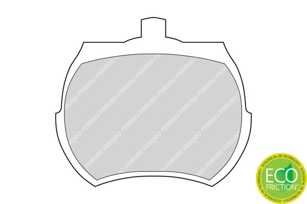 FERODO Bremsbelagsatz, Scheibenbremse