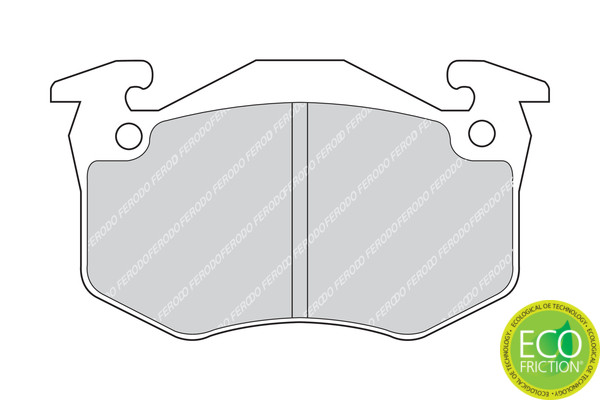 FERODO Bremsbelagsatz, Scheibenbremse
