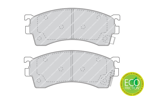 FERODO Bremsbelagsatz, Scheibenbremse