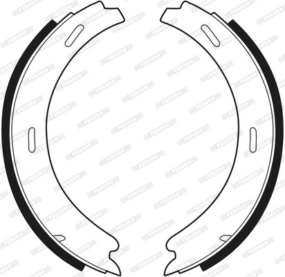 FERODO Bremsbackensatz, Feststellbremse