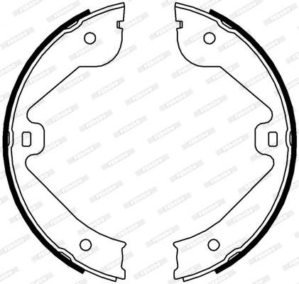 FERODO Bremsbackensatz, Feststellbremse