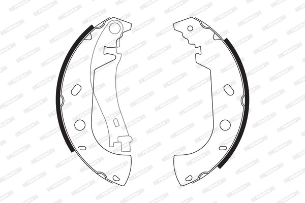 FERODO Bremsbackensatz