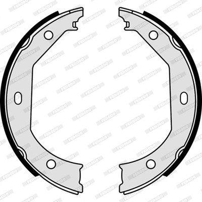 FERODO Bremsbackensatz, Feststellbremse