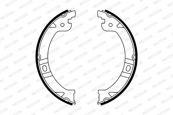 FERODO Bremsbackensatz, Feststellbremse