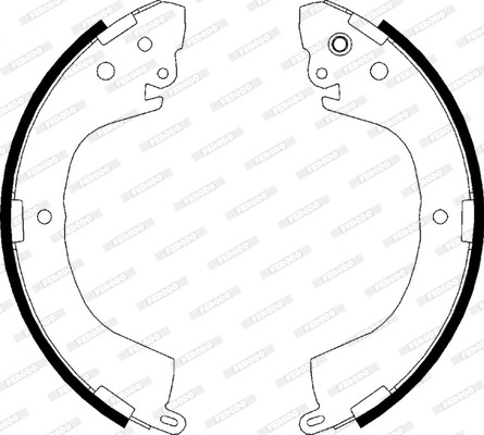 FERODO Bremsbackensatz